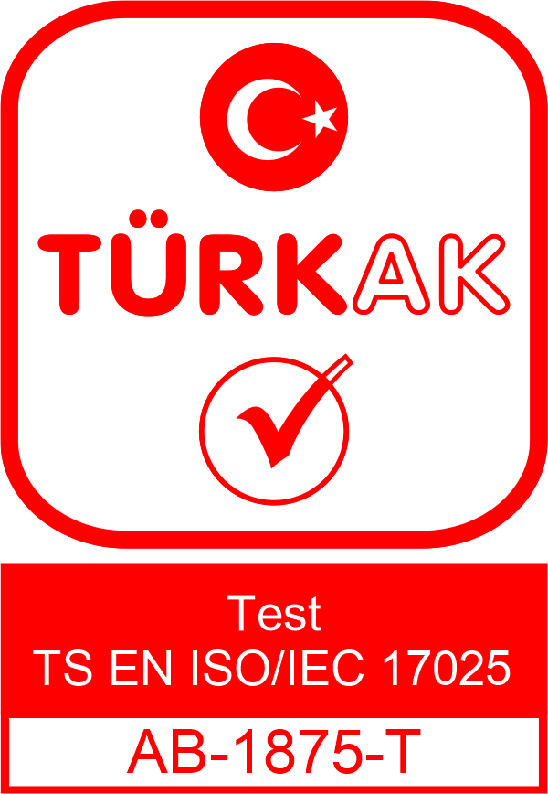 TÜRKAK AB-1875-T akreditasyon markası, TS EN ISO/IEC 17025